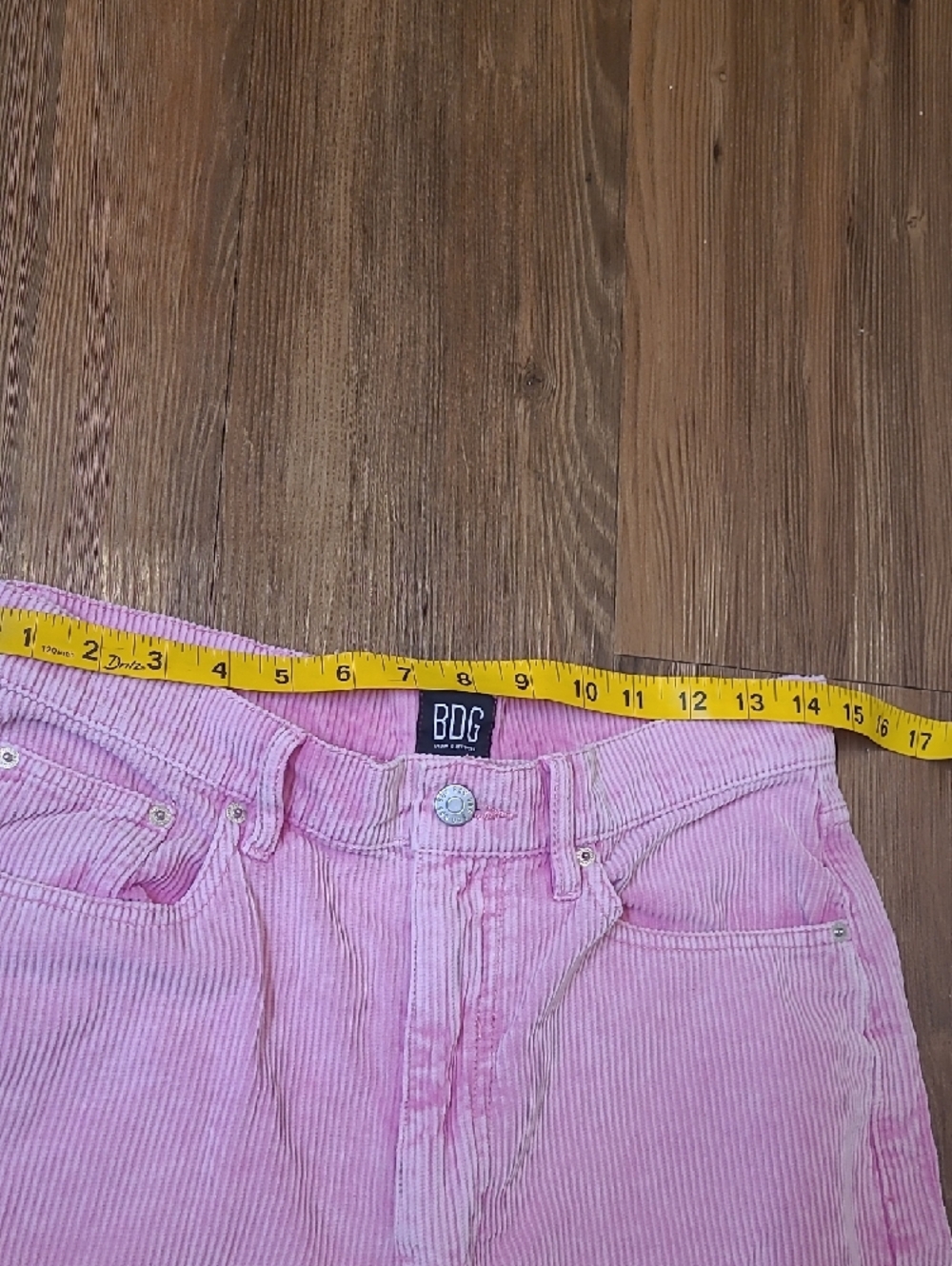 BDG Pink Corduroy‎ Wide-Leg women,s Pants used good 29 - Picture 3 of 12